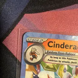 Pokemon TCG Cinderace EX Holo - 038/217 Holo Rare Pokemon Card Near Mint - Image 2