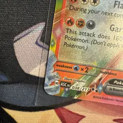 Pokemon TCG Cinderace EX Holo - 038/217 Holo Rare Pokemon Card Near Mint - Image 5