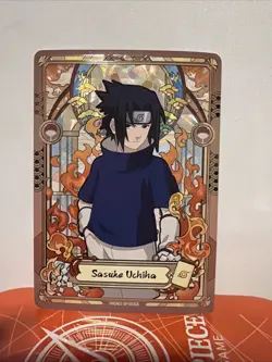 Sasuke Uchiha NRSA01-SP-002L5 Naruto Kayou Heavens Scroll English Card NM - Image 1