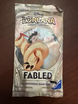 Disney Lorcana Fabled Booster Pack Ravensburger 2025 12 Cards Damaged - Image 4
