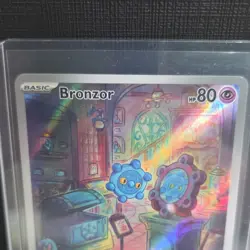 Pokemon Bronzor SV05 Temporal Forces Illustration Rare Holo 170/162 HP80 Card - Image 2
