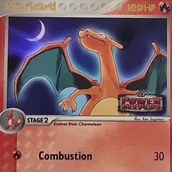 Pokemon Charizard Holo Rare 6/108 Power Keepers STAMPED TCG Card - Image 2