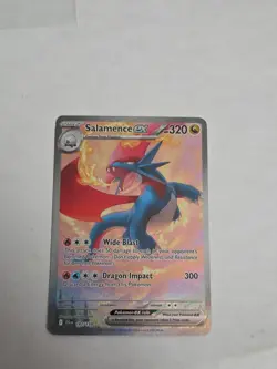 Pokemon TCG Salamance EX 187/159 Journey Together Card - Image 1