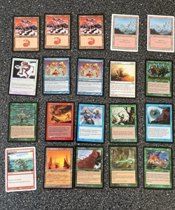Vintage Magic The Gathering Lot 45 cards (Foils and rare cards) - Image 1
