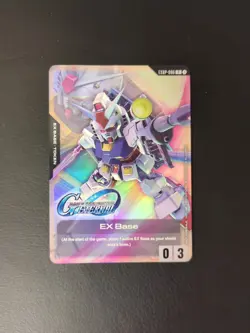 Gundam G Generation Eternal EX Base Card EXBP-006 Collaboration Pack Dual Impact - Image 1