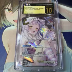 CGC Pristine 10 hBP04 Murasaki Shion SR HOLOLIVE TCG CARD GAME Japanese PSA - Image 1