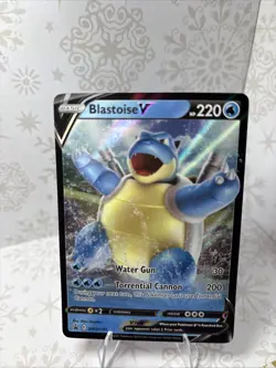 Blastoise V SWSH101 SWSH: Sword & Shield Promo Cards Holo - Image 1