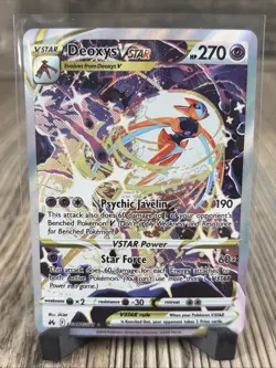 Pokemon Deoxys VSTAR GG46/GG70 Holo Crown Zenith Trading Card NM - Image 1