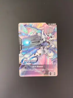 Gundam G Generation Eternal EX Base Card EXBP-009 Collaboration Pack Dual Impact - Image 1