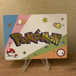 Pokemon Mengka Months July Pikachu GR-007 Card Chinese Non TCG - Image 2