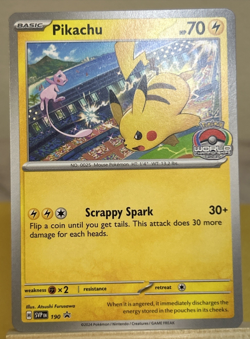 Pikachu 190 Sv: Scarlet & Violet Promo Cards Regular - Near Mint - Image 1