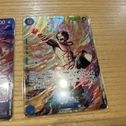 One Piece Trading Card Shanks R Parallel Ace SEC Near Mint - Image 3