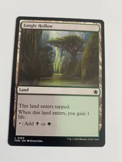 Jungle Hollow #263 (NM) Foundations FDN Magic MTG - Image 1