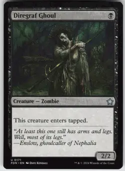MTG Diregraf Ghoul 171 Foundations U Normal NM - Image 1