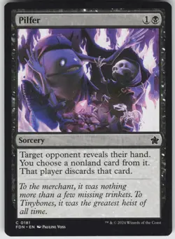 MTG Pilfer 181 Foundations C Normal NM - Image 1