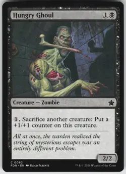 MTG Hungry Ghoul 62 Foundations C Normal NM - Image 1