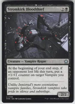 MTG Stromkirk Bloodthief 185 Foundations U Normal NM - Image 1