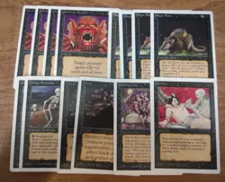 Unlimited MtG Lot Nettling Imp SACRIFICE Plague Rats x4 Drudge Skeletons TERROR - Image 1