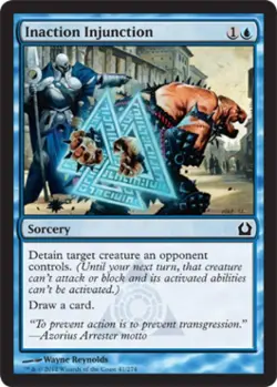 Inaction Injunction - Light Play MTG Return to Ravnica - Image 1