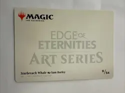 Starbreach Whale - Sam Burley - MTG: Edge of Eternities - Art Series 9/54 - Image 2