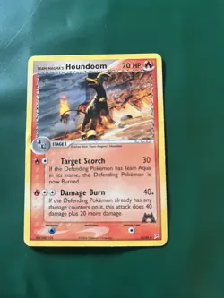 Pokemon Team Magma's Houndoom 34/95 Team Magma vs Team Aqua 70 HP Uncommon Regu… - Image 1