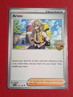 Arven Philippines Asia Pokemon Championships Stamped Promo 2024 [SVI 166/198] NM - Image 1