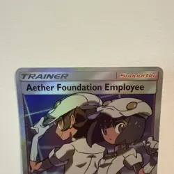 NM Aether Foundation Employee SV81/SV94 Hidden Fates Ultra Rare Pokemon - Image 2