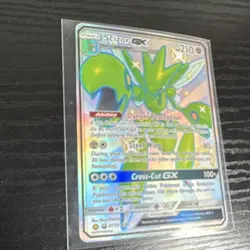 Pokemon Scizor GX SV72/SV94 Hidden Fates: Shiny Vault Shiny Holo Rare Full Art - Image 2