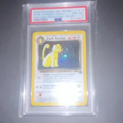 Pokemon Dark Persian Promo Holo Nintendo Magazine PSA 8 2000 English swirl 🍥 - Image 1