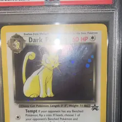 Pokemon Dark Persian Promo Holo Nintendo Magazine PSA 8 2000 English swirl 🍥 - Image 3