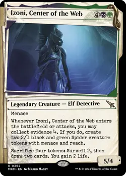 MTG Foil - Izoni, Center of the Web (Showcase) - 362 / NM / English - Image 1