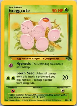Exeggcute 52/64 - Jungle Pokemon TCG NM - Image 1