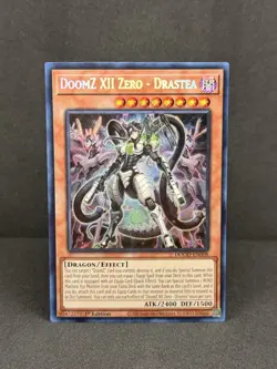 Doomz XII Zero - Drastea Secret Rare Holo 1st Ed DOOD-EN008 Yu-Gi-Oh! - Image 1