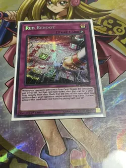 Yugioh! NM Red Reboot (Prismatic Secret Rare) MP19-EN046 - Image 1