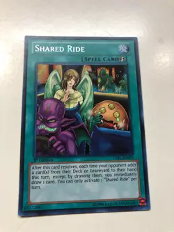USA Seller Yugioh Shared Ride - LVAL-EN070 - Secret Rare 1st Edition NM - Image 1