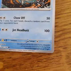 POKEMON CARD SHARPEDO 043/162 REVERSE HOLO TEMPORAL FORCES - Image 5