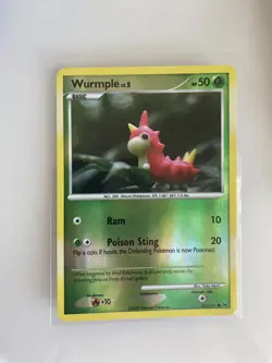 Wurmple 103/127 Platinum Common Pokemon Card Reverse Holo Nintendo - Image 1