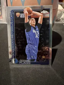 2025-26 Topps Chrome Rookie Cooper Flagg #251 Dallas Mavericks Card (RC) - Image 1