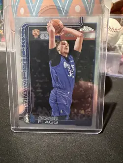 2025-26 Topps Chrome Rookie Cooper Flagg #251 Dallas Mavericks Card (RC) - Image 4