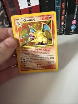 Pokemon TCG Charizard Holo Card Base Set, 4/102 - Image 1