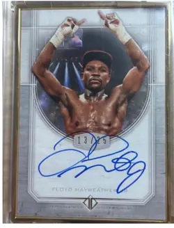 Floyd Mayweather Jr 2017 Topps Transcendent Autograph Card #TCA-FMJ /25 - Image 1