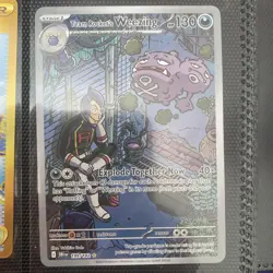 Pokemon TCG Team Rocket's Weezing Destined Rivals Illustration Rare Card 199/182 - Image 3