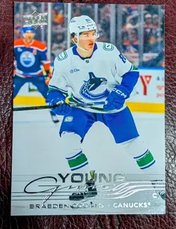 2025-26 Upper Deck Series 2 Braeden Cootes Young Guns Rookie - Card # 497 - Image 1