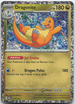 Dragonite 012/015 McDonalds 2024 Promo Holo Pokemon Card NM - Image 1