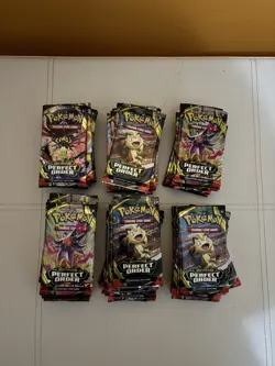 Pokemon TCG Perfect Order OPEN Packs X 64 (commons/reverses/holos only) - Image 1