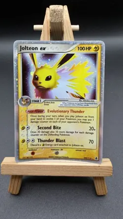 Pokemon TCG Jolteon EX Ultra Rare Holo 109/113 Ex Delta Species 2005 Vintage NM - Image 1