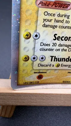 Pokemon TCG Jolteon EX Ultra Rare Holo 109/113 Ex Delta Species 2005 Vintage NM - Image 5