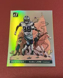CeeDee Lamb 2020 Panini Donruss Downtown Insert Cowboys #D-CD Football NFL - Image 1