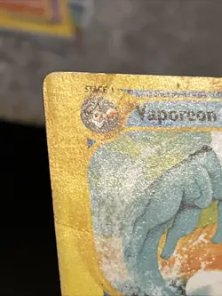 Pokemon TCG Vaporeon Skyridge 33/144 Regular Rare - Damaged - Image 5