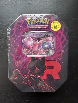 Pokemon TCG: 6x Team Rocket's Mewtwo Ex Tin - Brand New Sealed ✅ - Case UNSEALED - Image 5